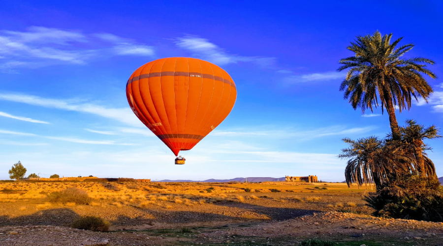 Marrakech By Sky Montgolfiere A Marrakech Vol Palmeraie 1