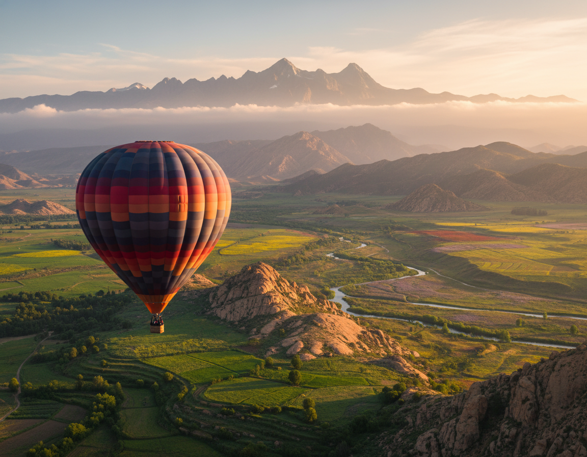 Atlas Mountains hot air balloon