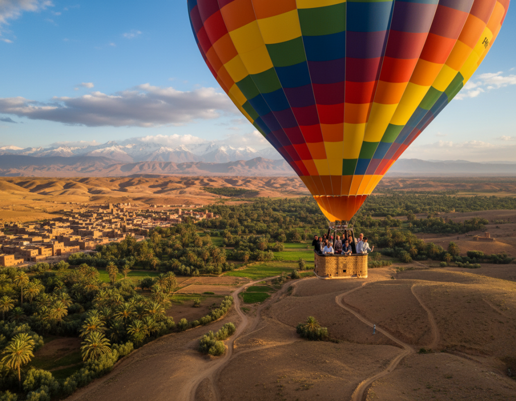 Guest experiences in hot air ballooning