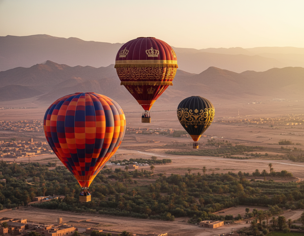 Hot air balloon service variants in Morocco