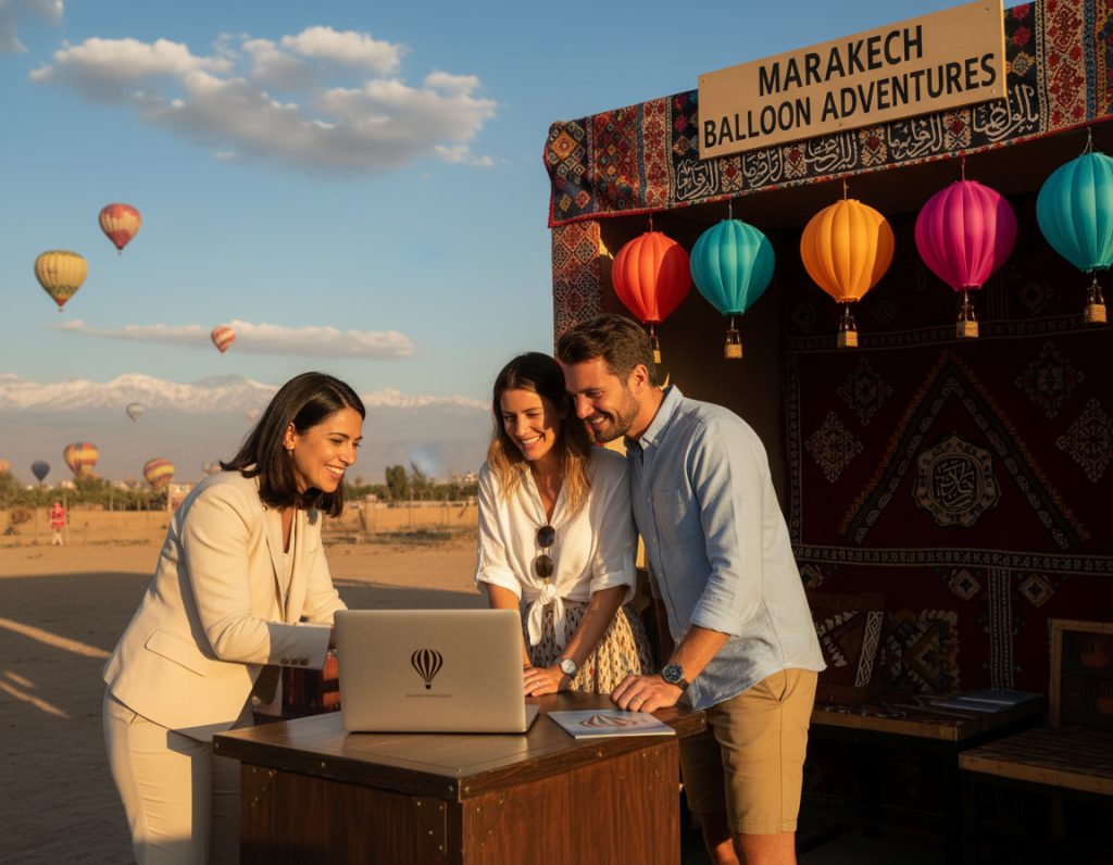 Marrakech balloon flight booking process Marrakech balloon flight booking process