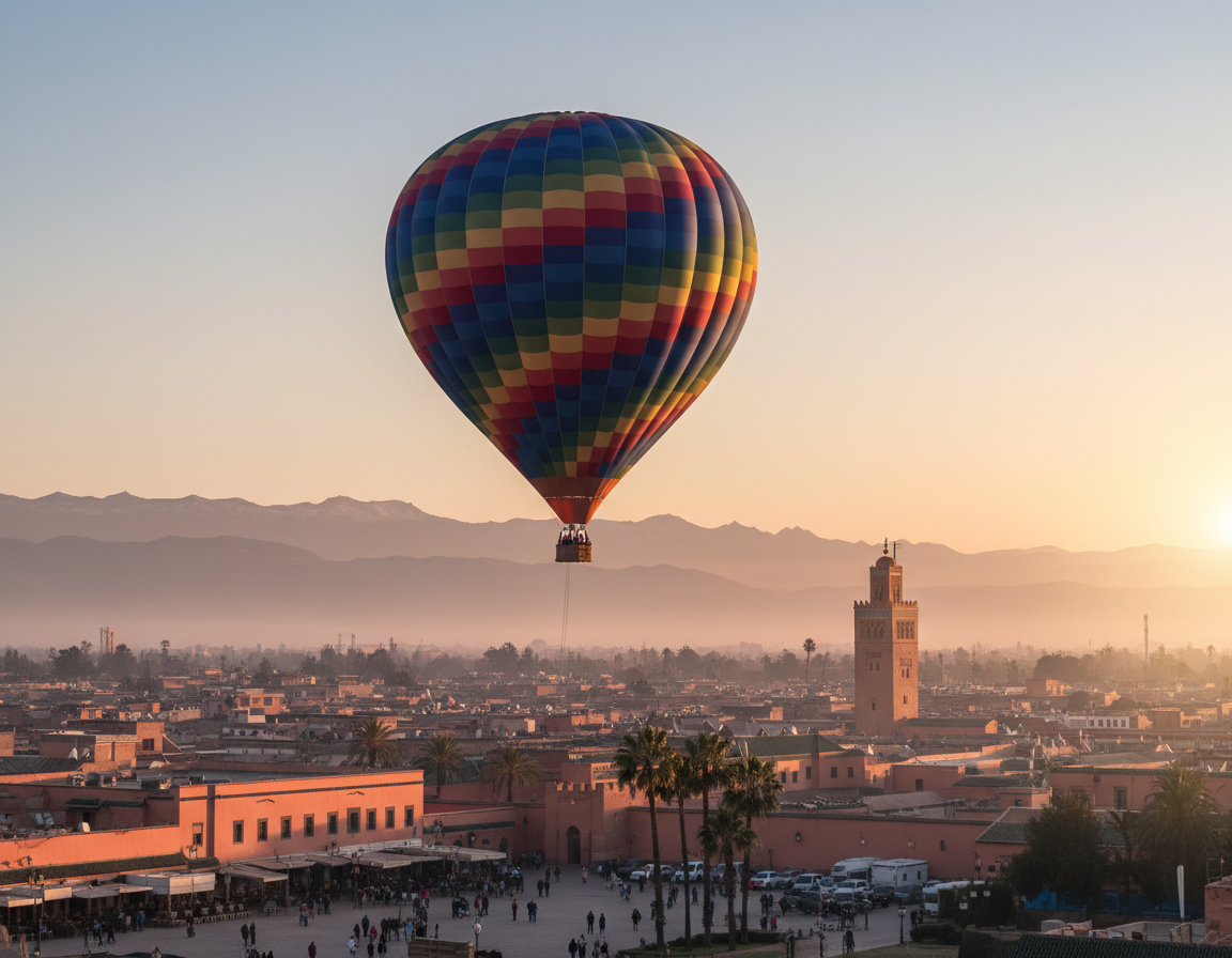 Marrakech hot air balloon ride