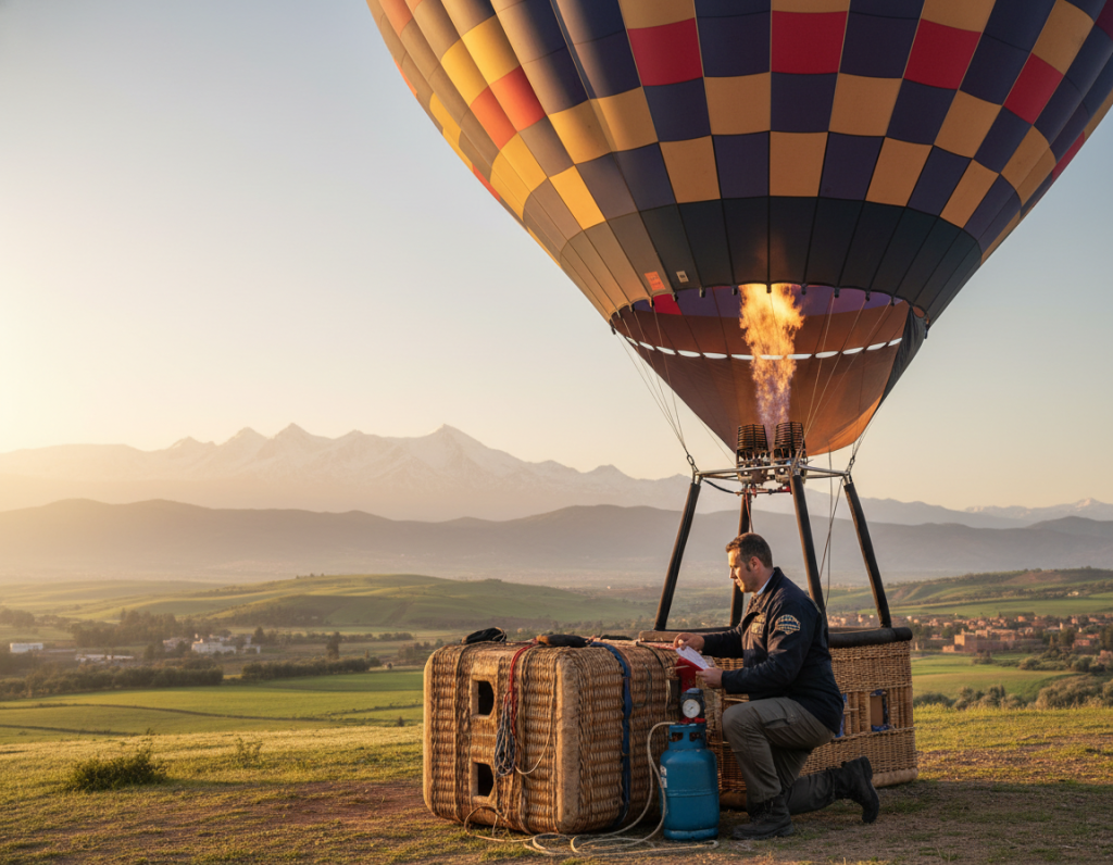 Safety in hot air balloon flights Safety in hot air balloon flights