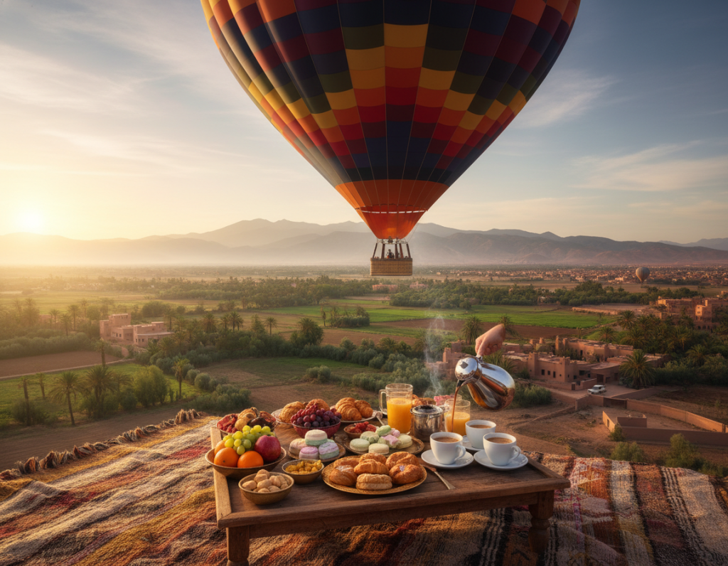 balloon flight experience with breakfast