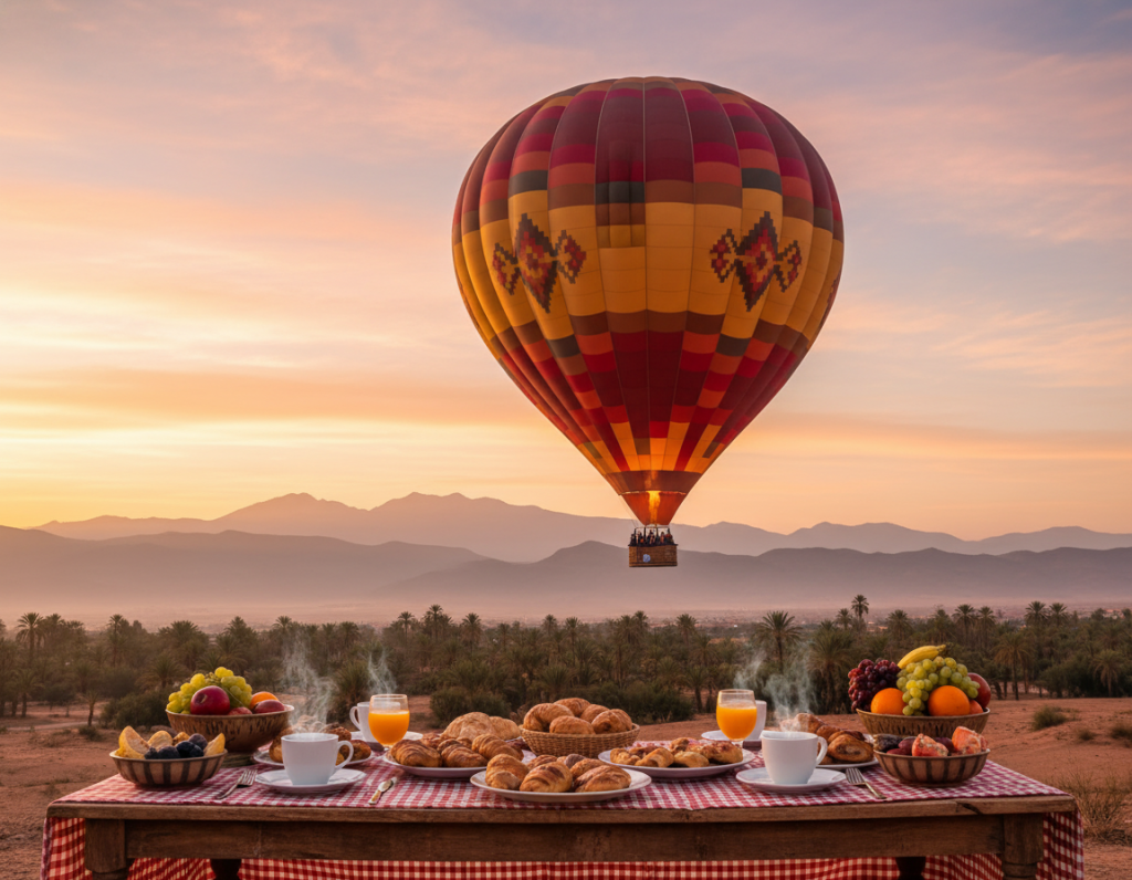 ballooning experience with breakfast