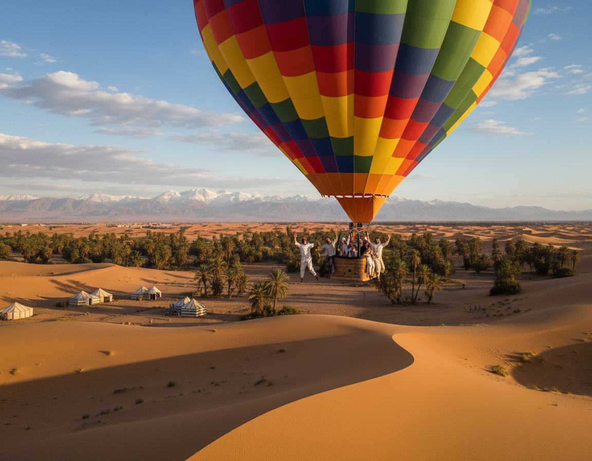 Book Best Hot Air Balloon Marrakech Now WhatsApp +212660133383