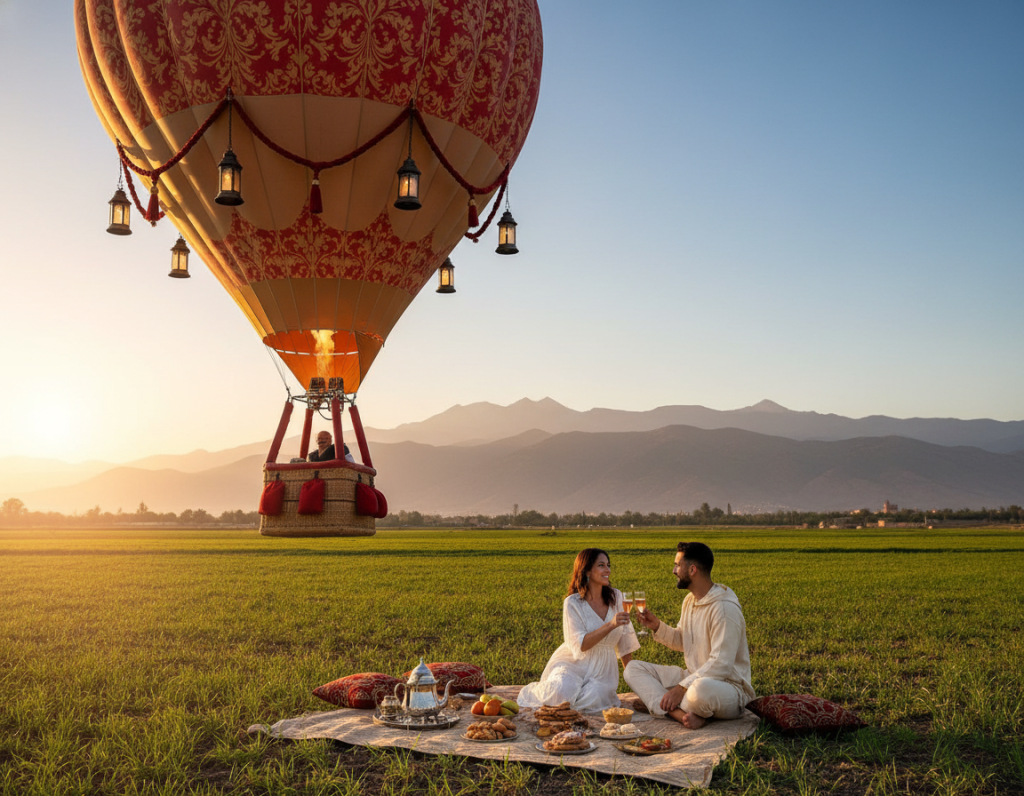 customizable hot air balloon experience for couples