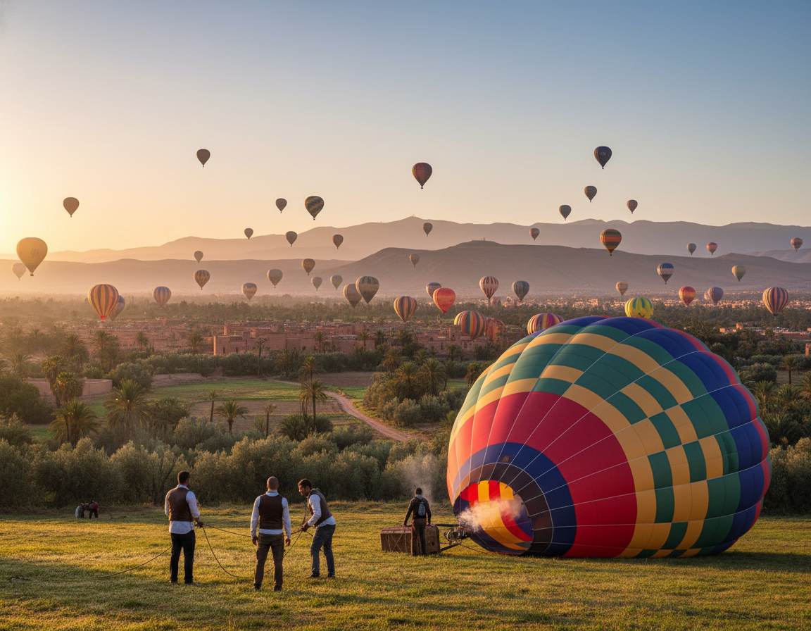 Experience Hot Air Balloon Marrakech Call +212660133383