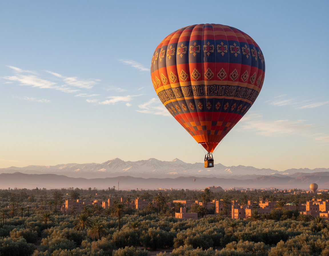hot air balloon Marrakech