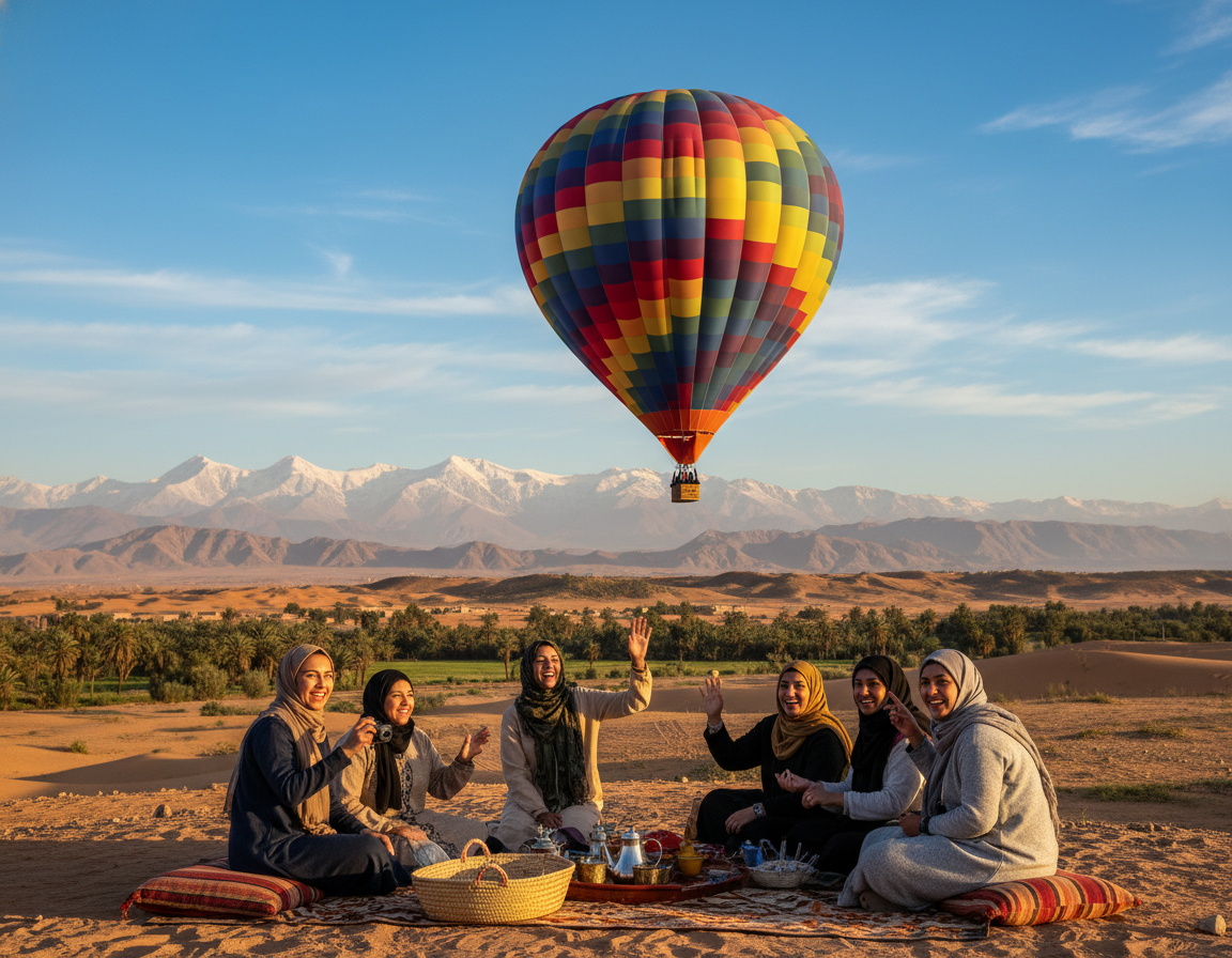 hot air balloon Morocco