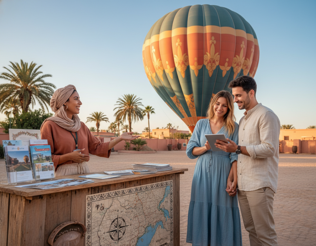 hot air balloon booking experience