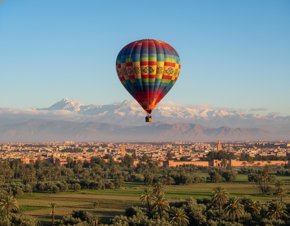 Book Your Hot Air Balloon Experience Marrakech Now +212660133383