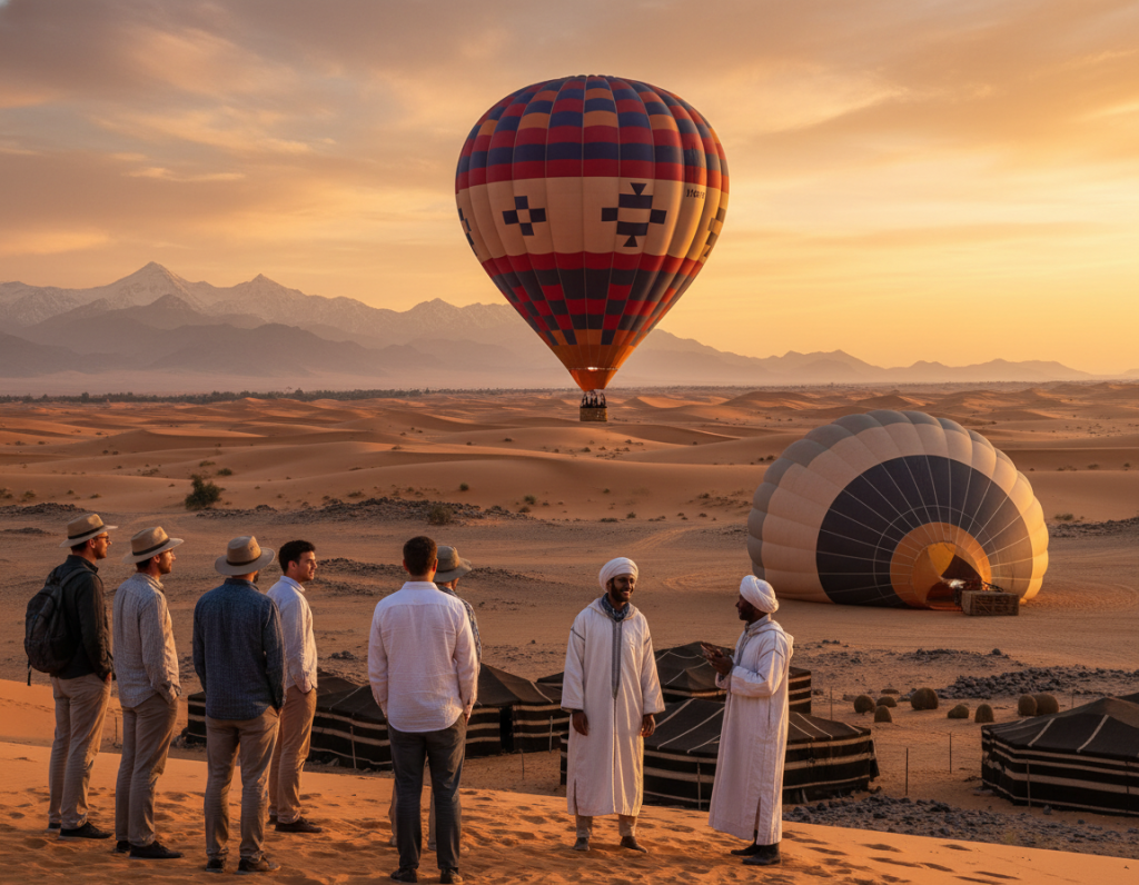 hot air balloon experience in Morocco hot air balloon experience in Morocco