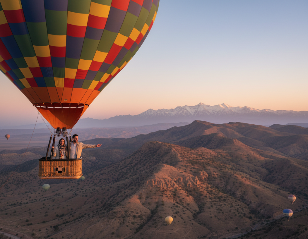 hot air balloon ride experience in Morocco hot air balloon ride experience in Morocco