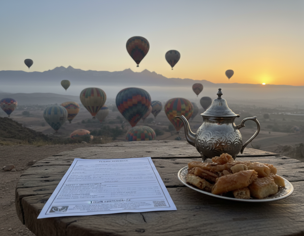 morning balloon tour itinerary morning balloon tour itinerary