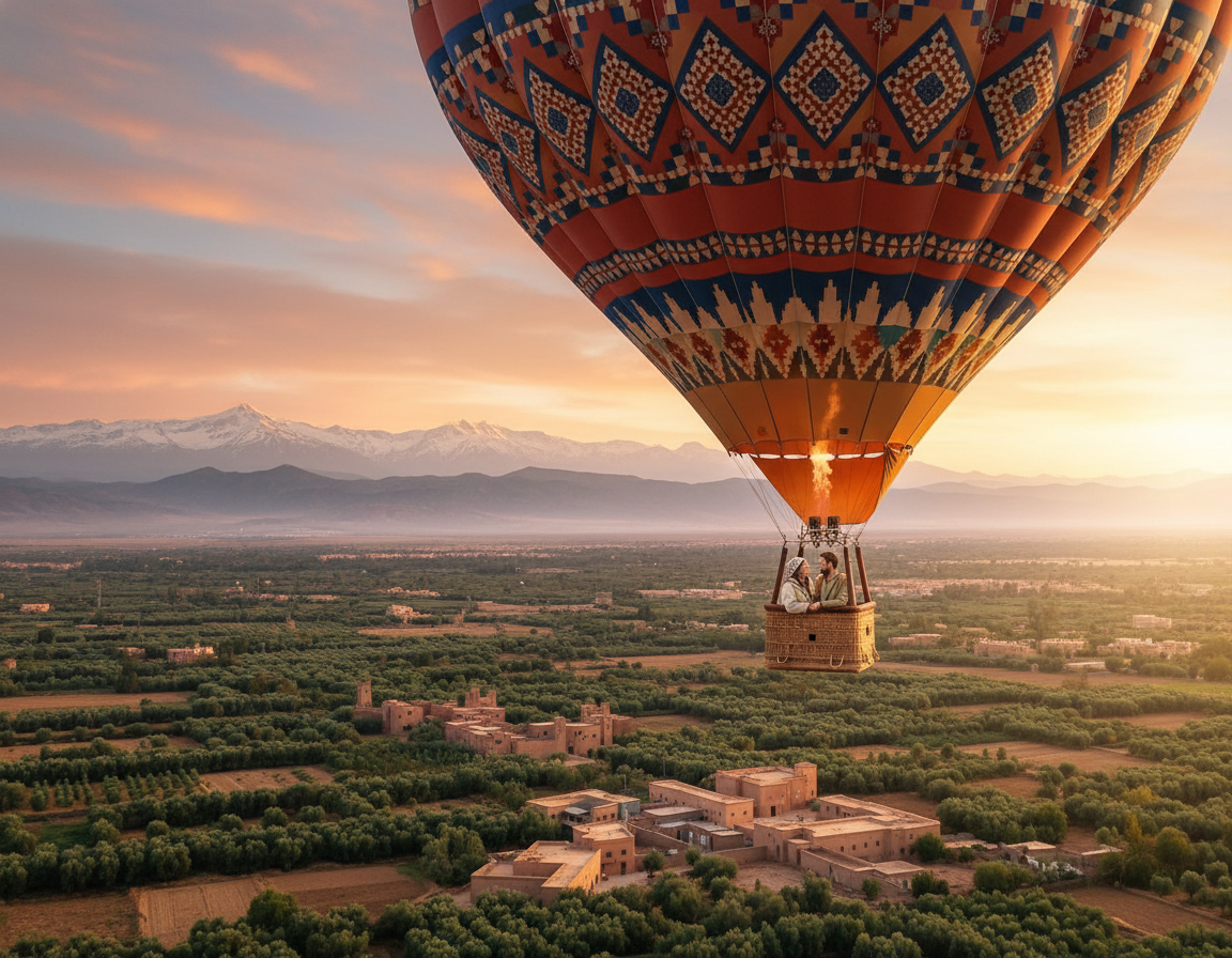 Romantic Hot Air Balloon Marrakech Experience Call +212660133383