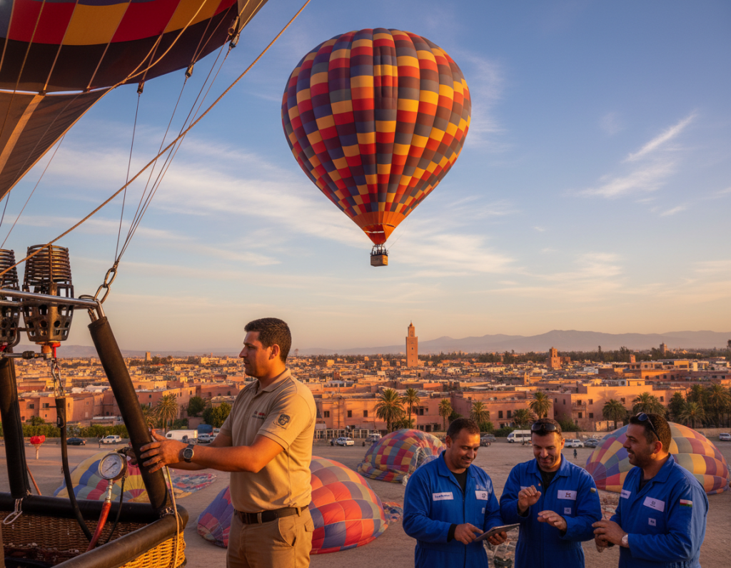 safety and weather conditions for hot air balloon flights