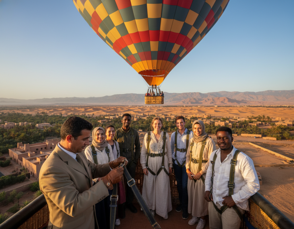 safety in hot air balloon experience