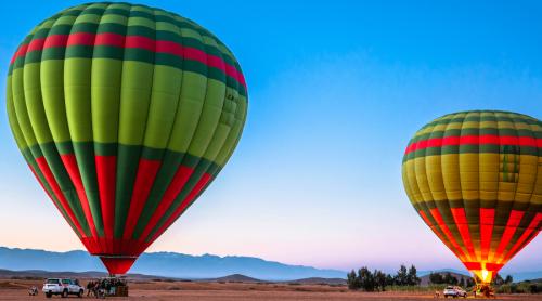 Marrakech By Sky Montgolfiere A Marrakech Zon Vol Palemerie
